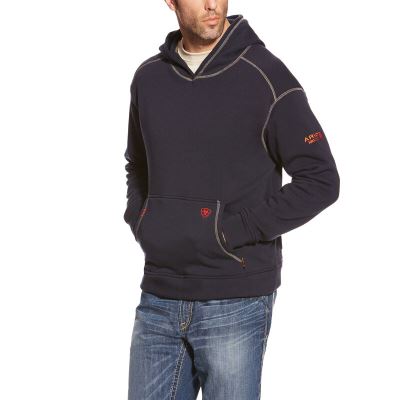 Ariat FR Polartec - Hoodie Donkerblauw Heren - 12799-419